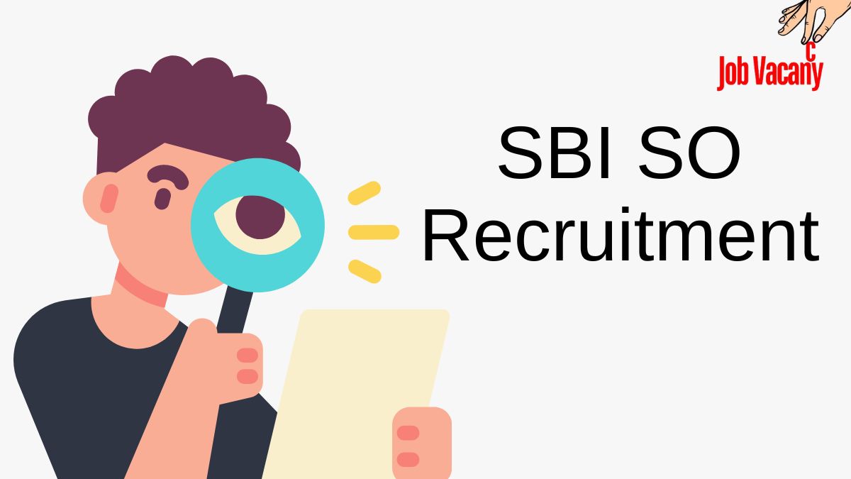 SBI SO Recruitment