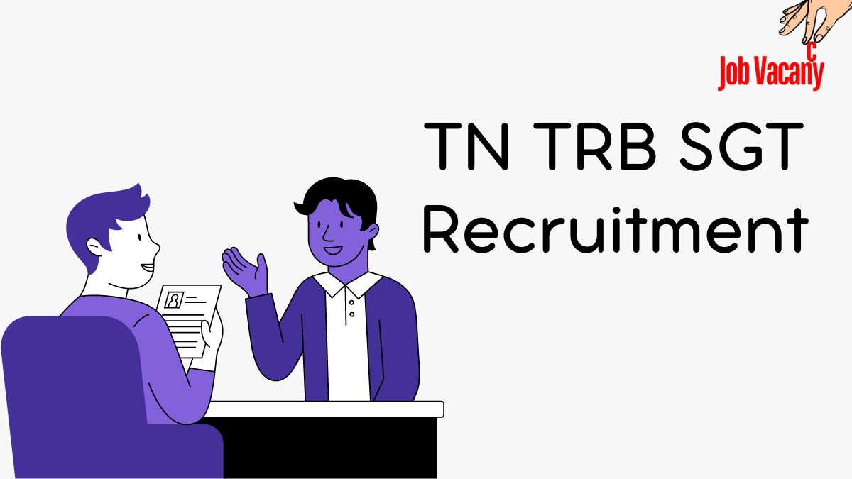 TN TRB SGT Recruitment