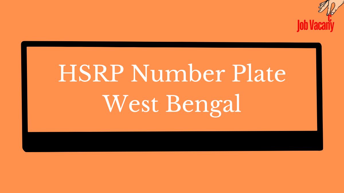 HSRP Number Plate West Bengal LIst