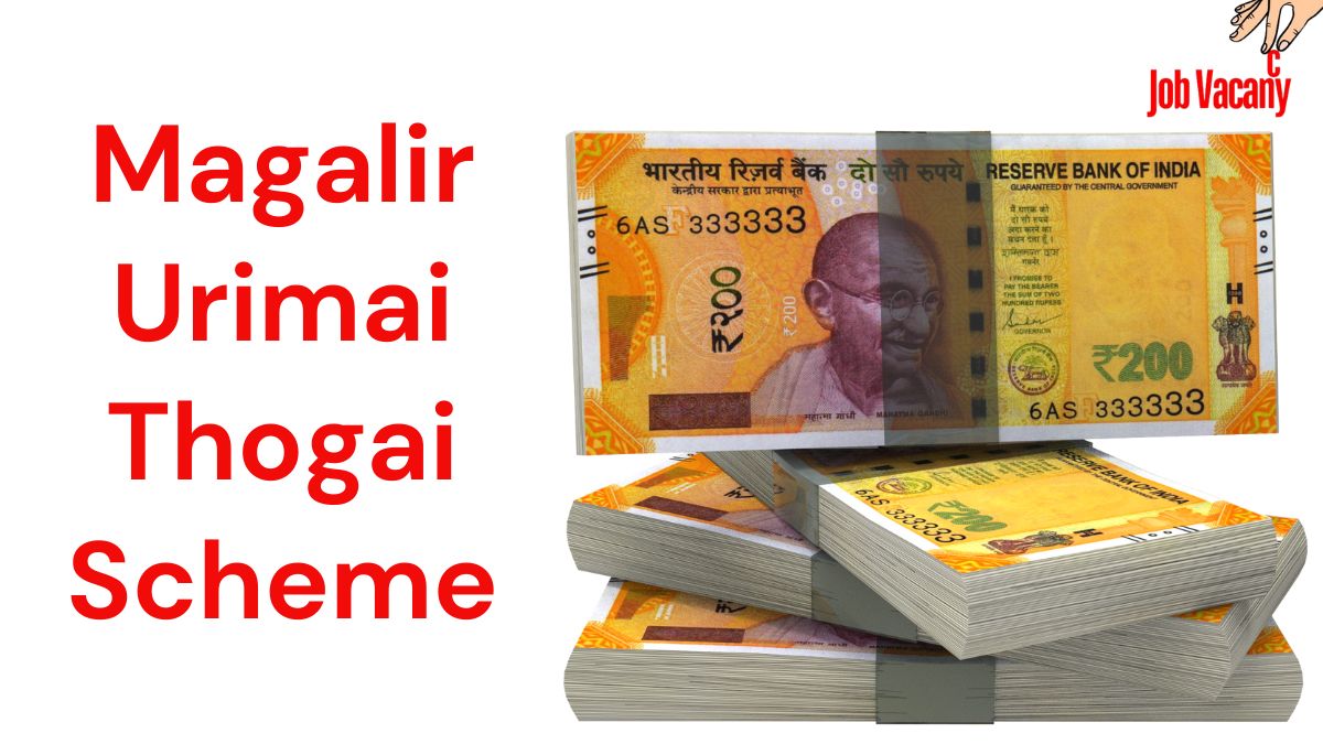 Magalir Urimai Thogai Scheme