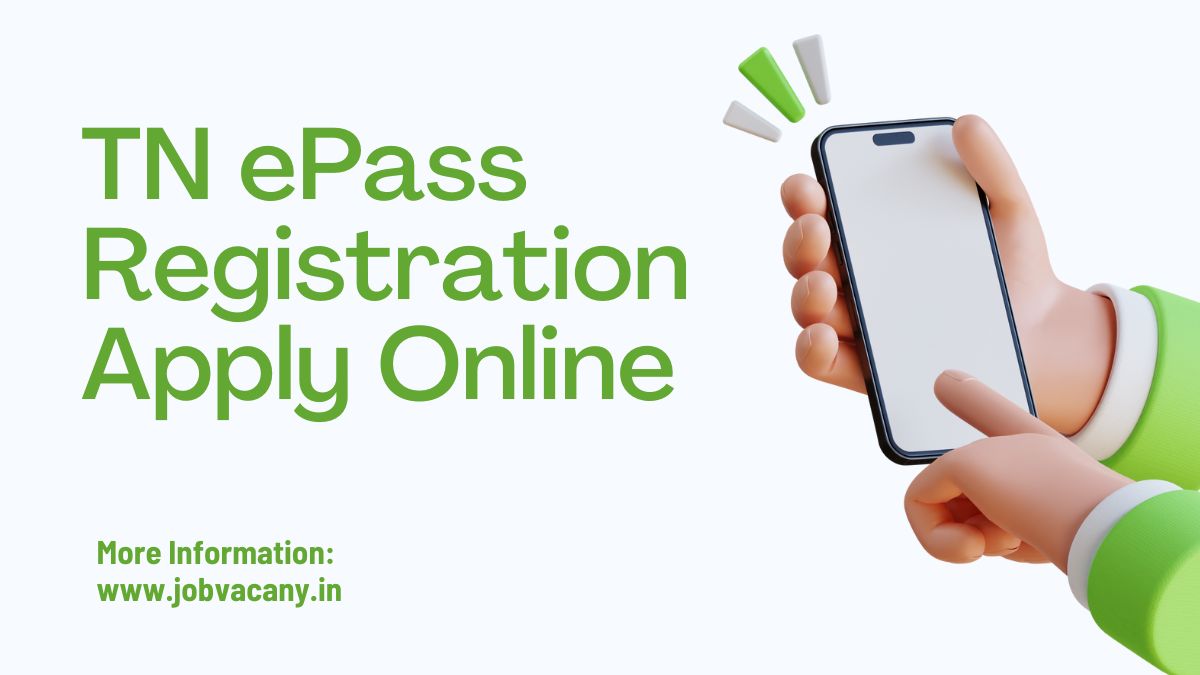 TN EPass TNEGA Org Portal Registration