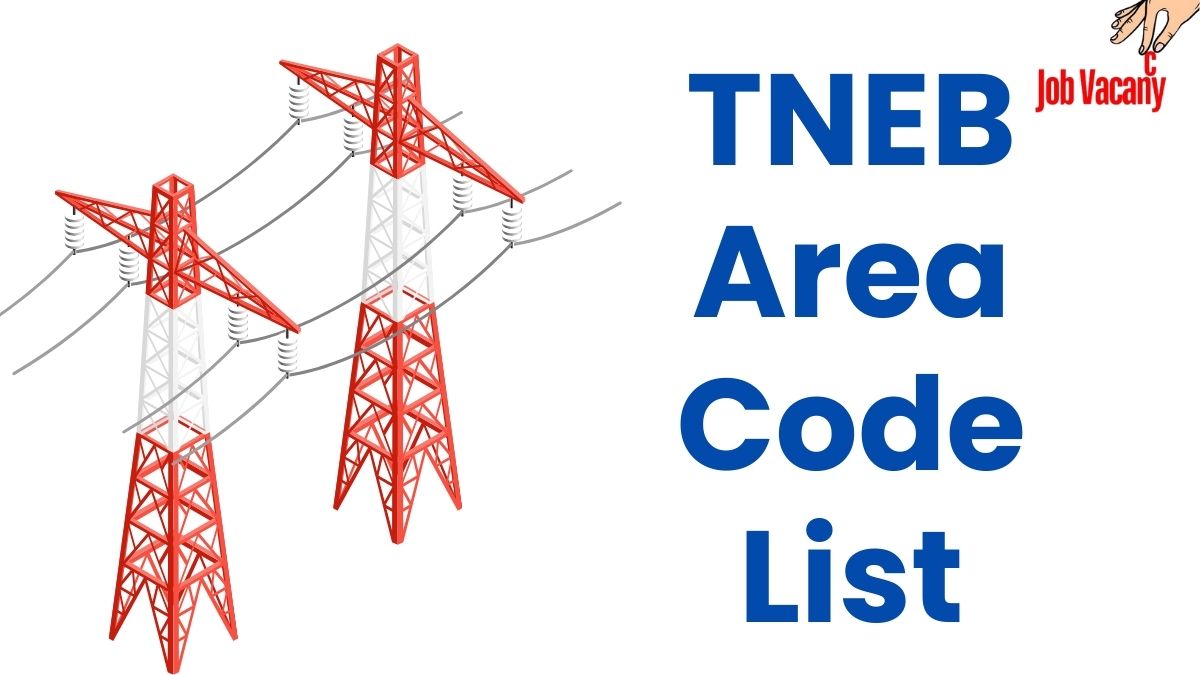 TNEB Area Code List