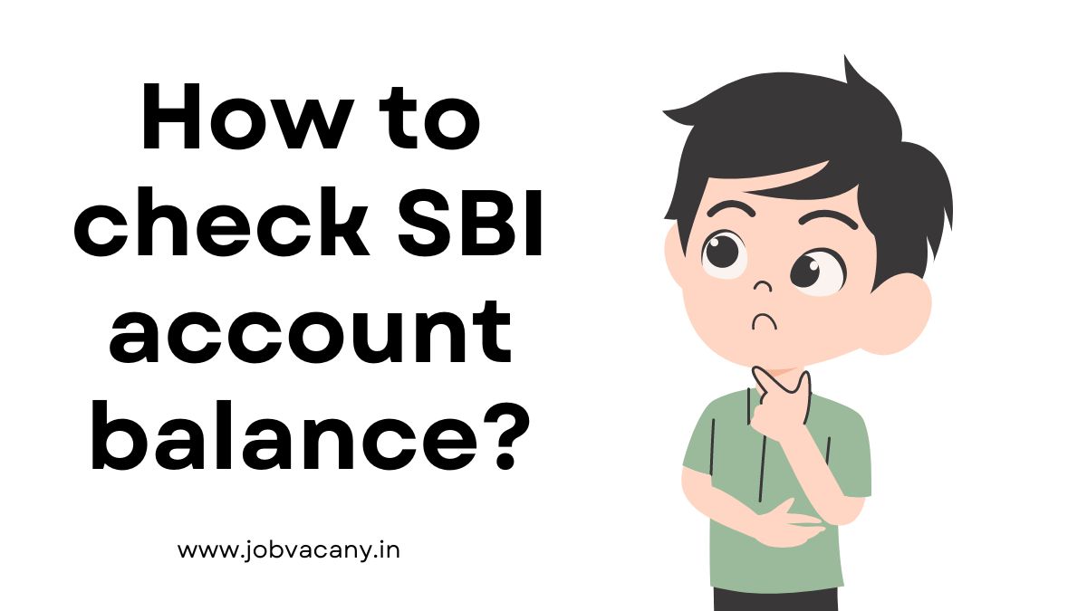 SBI Balance Check