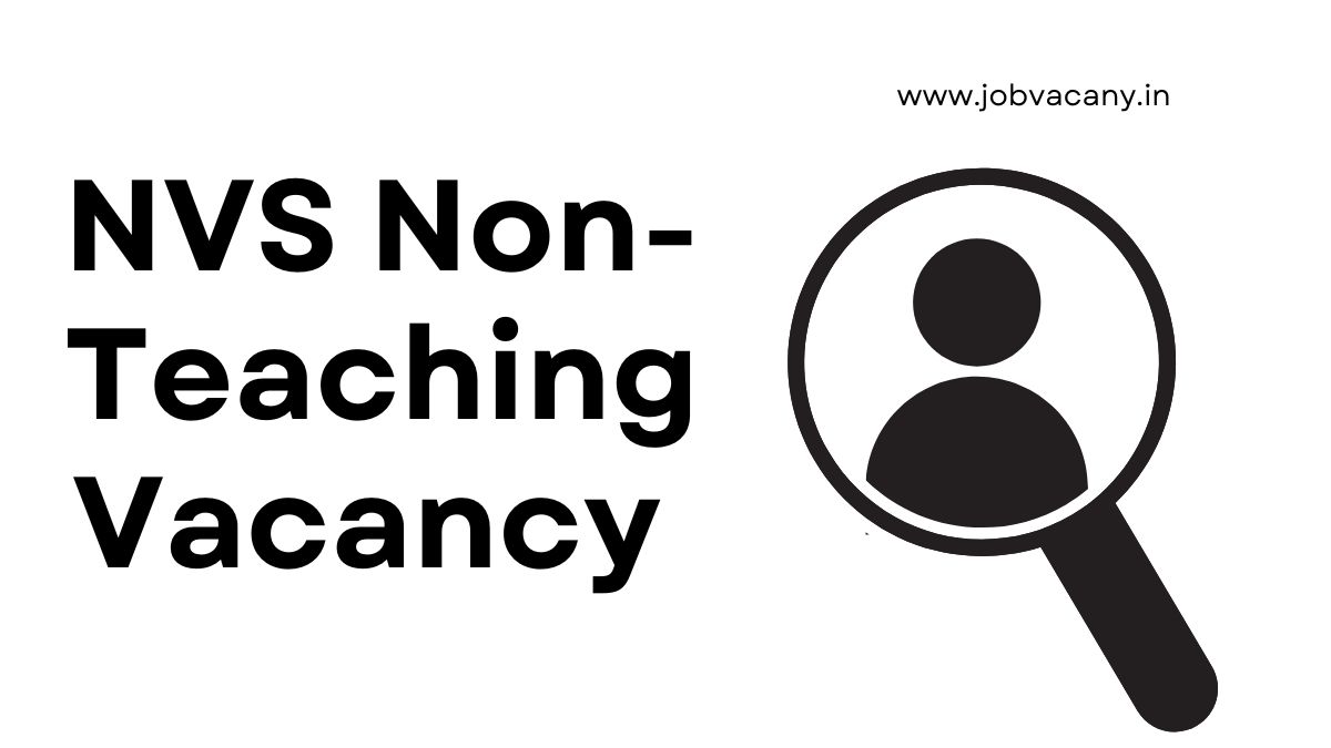 NVS Non-Teaching Recruitment