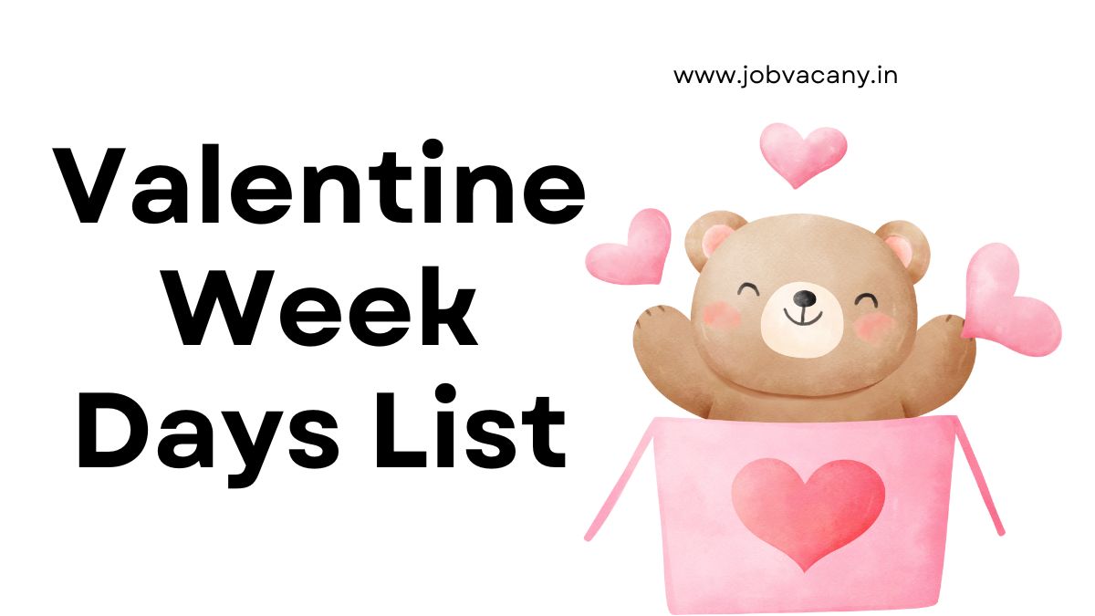 Valentine Week Days List